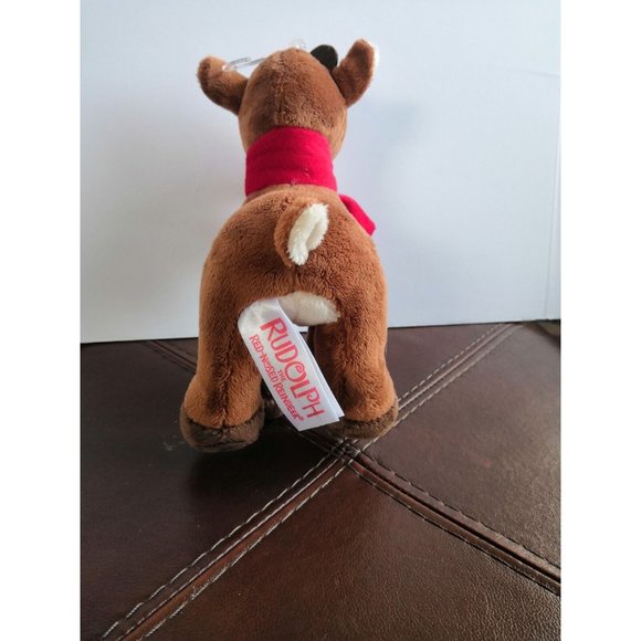 Rudolph The Red Nosed Reindeer Plush 6" Stuffed Animal Red Scarf animal adventur - Picture 3 of 6